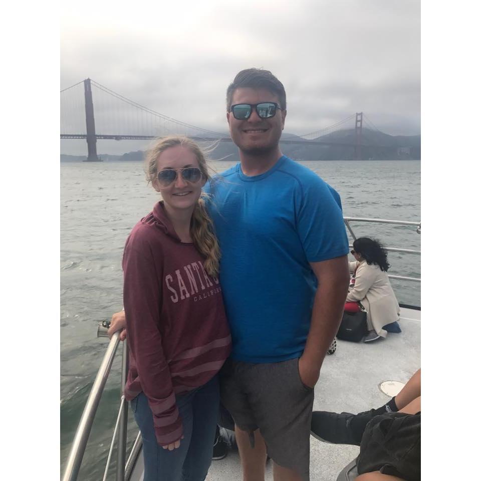 Wyatt's first trip to the Golden Gate Bridge!
