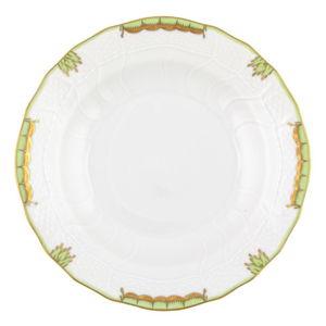 Princess Victoria Green Dessert Plate