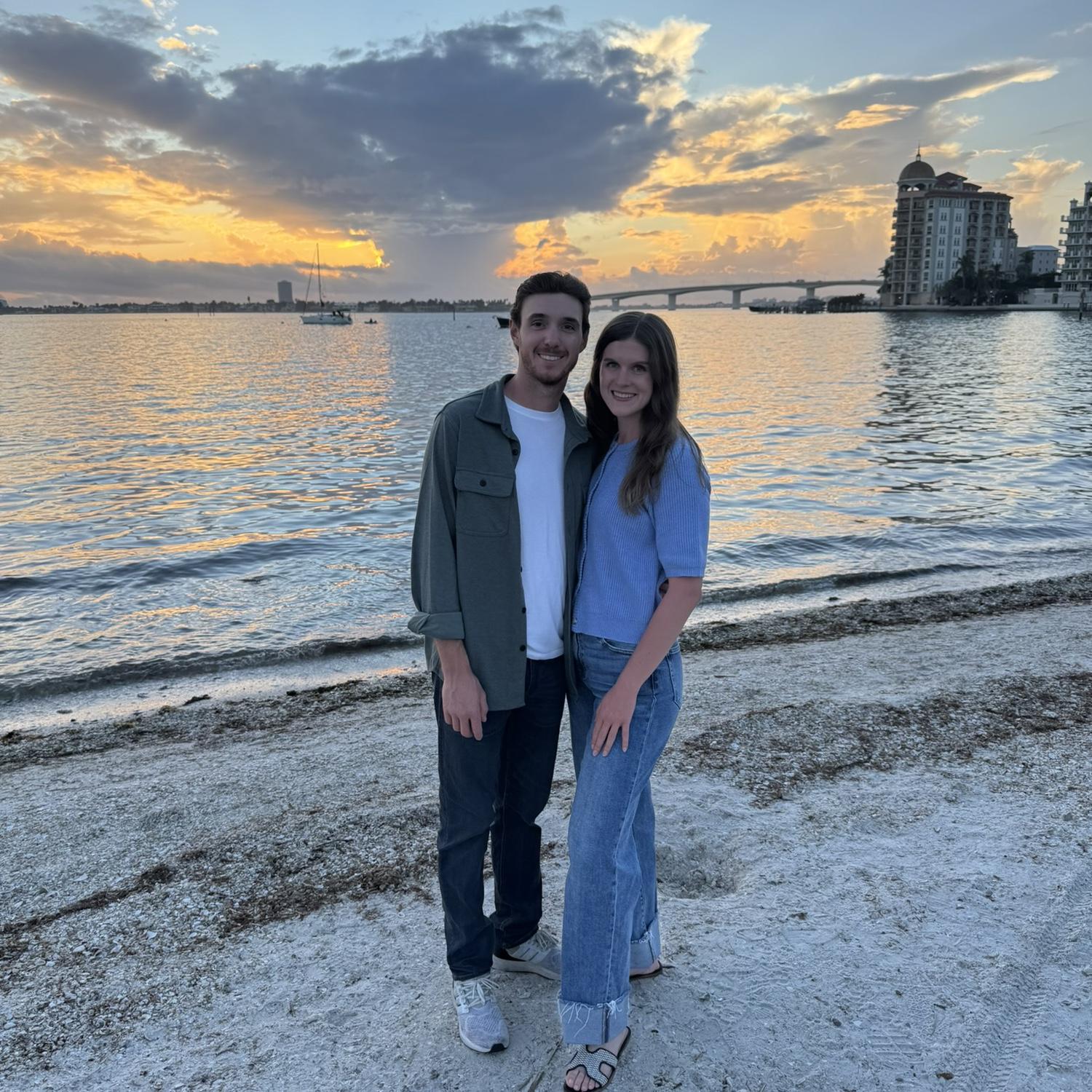We always enjoy a good sunset!