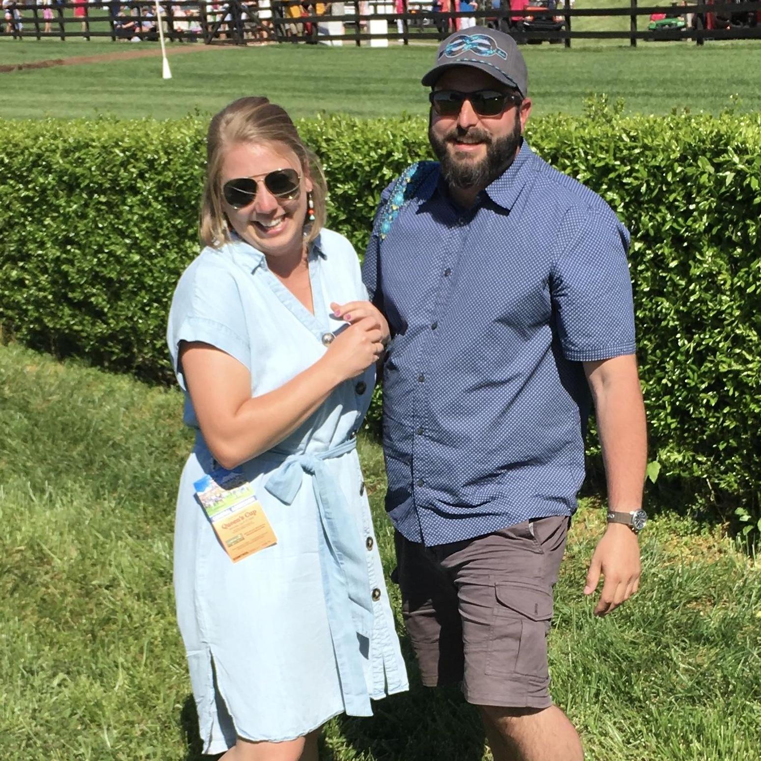 Post-proposal smiles - Happy Birthday Dad!