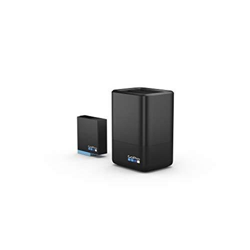GoPro Dual Battery Charger + Battery (HERO8 Black / HERO7 Black / HERO6 Black / HERO5 Black / HERO (2018)) - Official GoPro Accessory