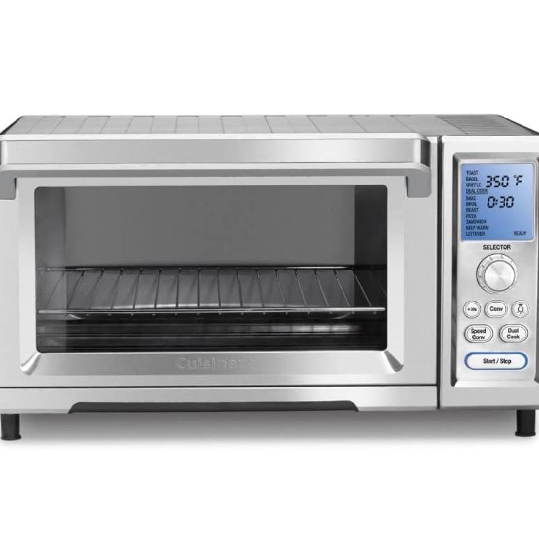 Cuisinart Convection Toaster Oven, Stainless Steel, 16.93"D x 20.87"W x 11.42"H, TOB-260N1