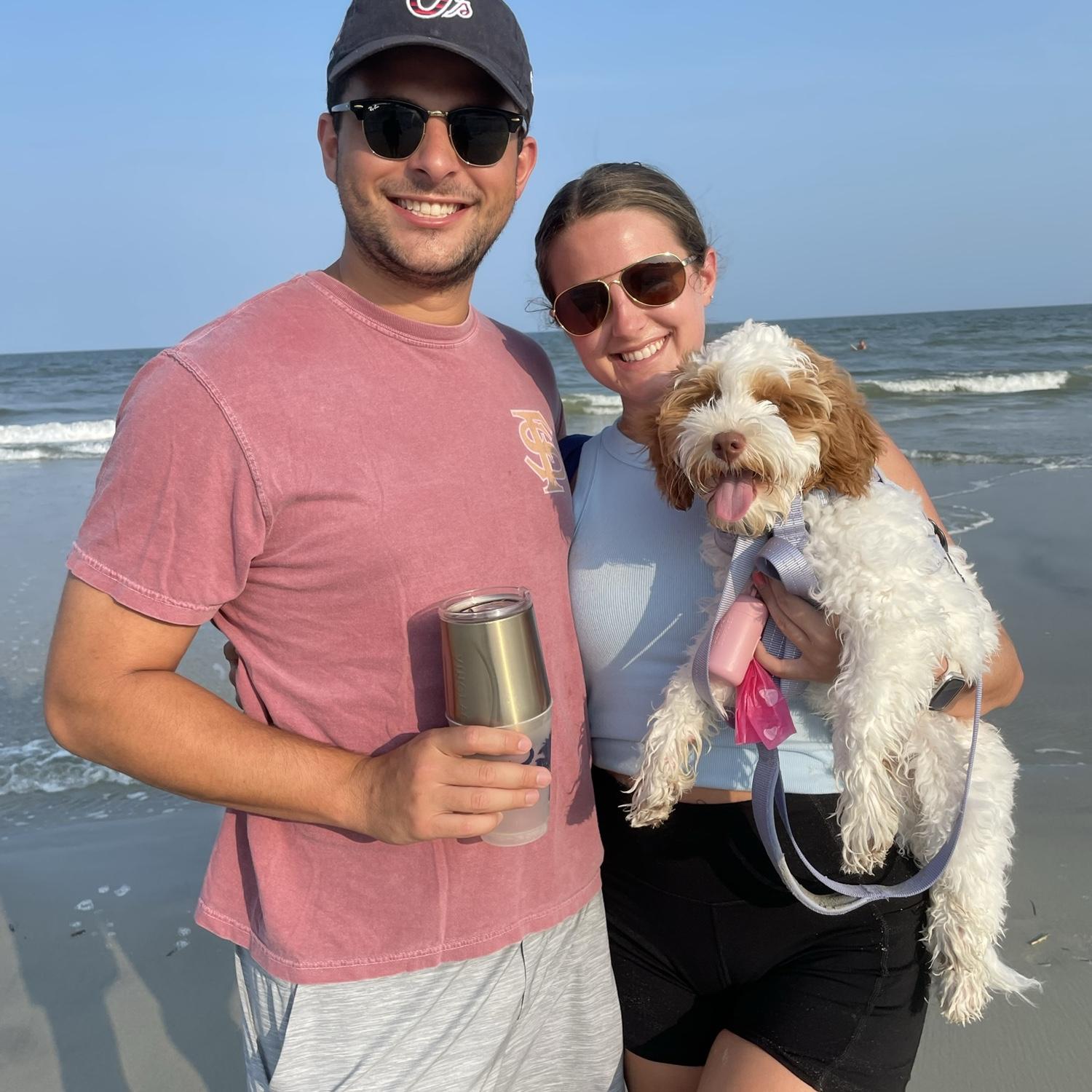 Tally’s first time at the beach! 2023