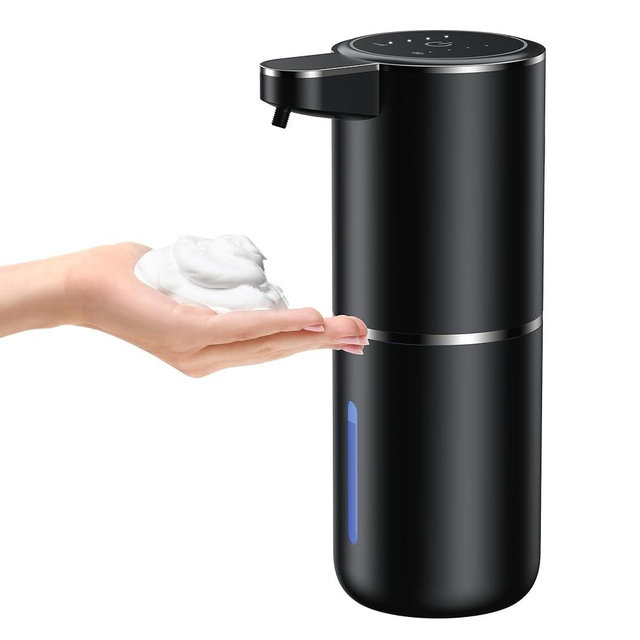 Fantictas Automatic Foaming Soap Dispenser Foaming Hand Sanitizer Touchless Soap Dispenser Rechargeable with Sensor for Bathroom Kitchen 13.5oz/380ml