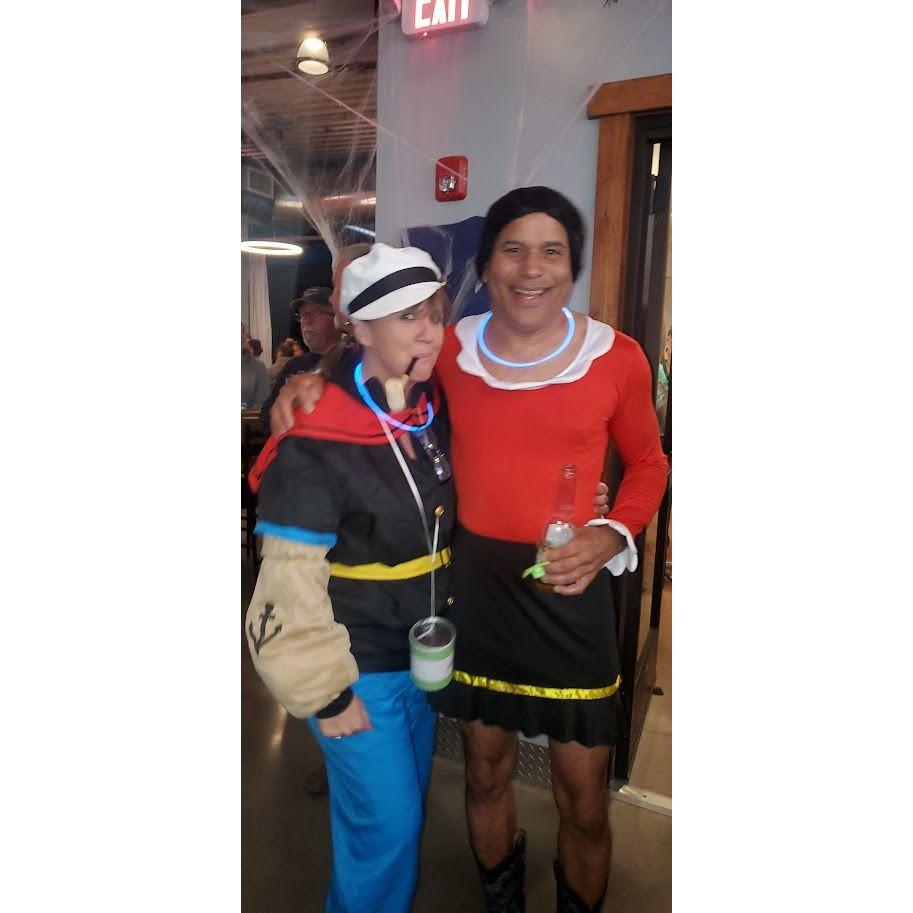 Popeye & Olive Oil, October, 2020.