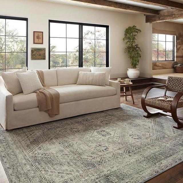 Loloi Magnolia Home by Joanna Gaines x Sinclair Natural/Sage 8'-6" x 11'-6" Area Rug