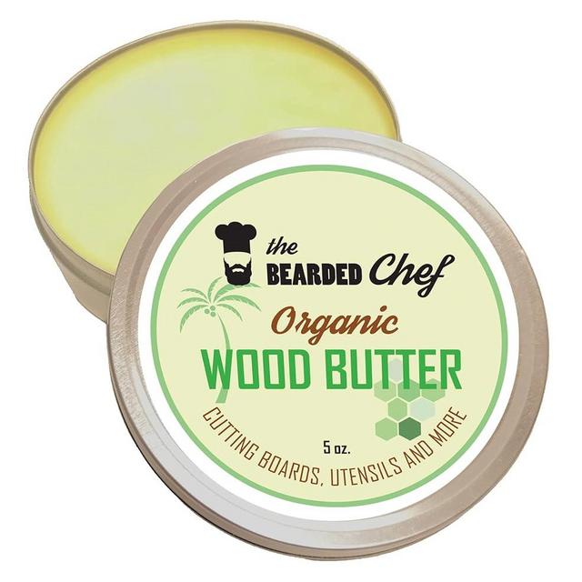 Organic Wood Butter - 5 oz. - Butcher Blocks, Cutting Boards, and Utensils - The Bearded Chef - Veteran Owned