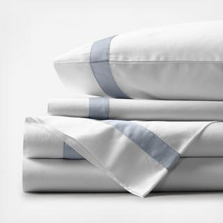 Banded 4-Piece Organic Sheet Set