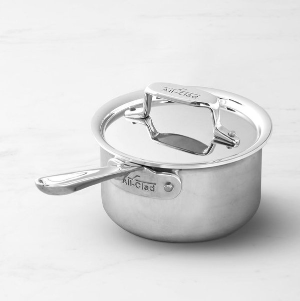 All Clad Sauce Pan with lid, 1.5 quart