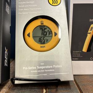 ThermoWorks DOT — Chefs’ Favorite Simple Alarm Thermometer - Cayenne Pepper Red