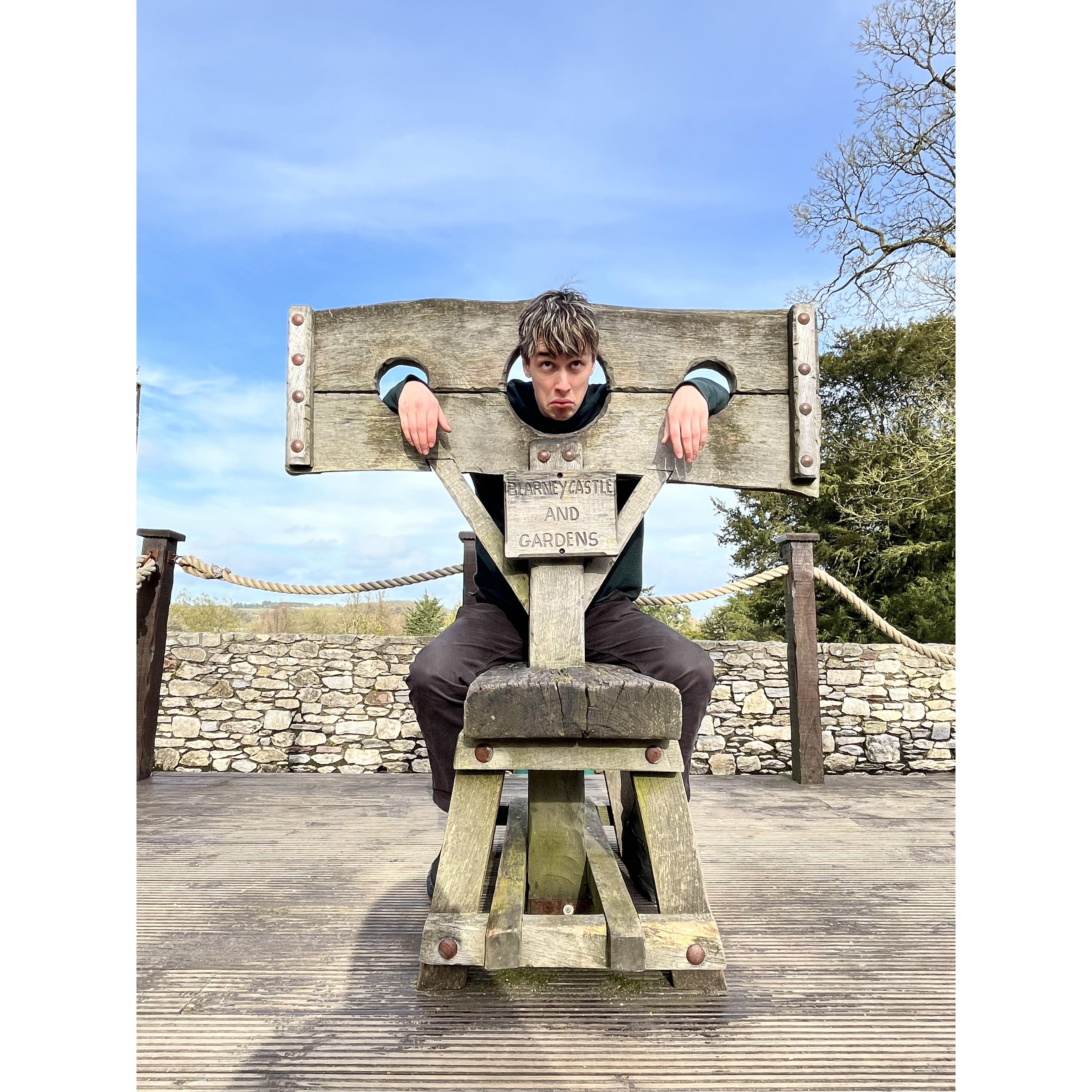 Collin at Blarney Castle in Ireland - 2024