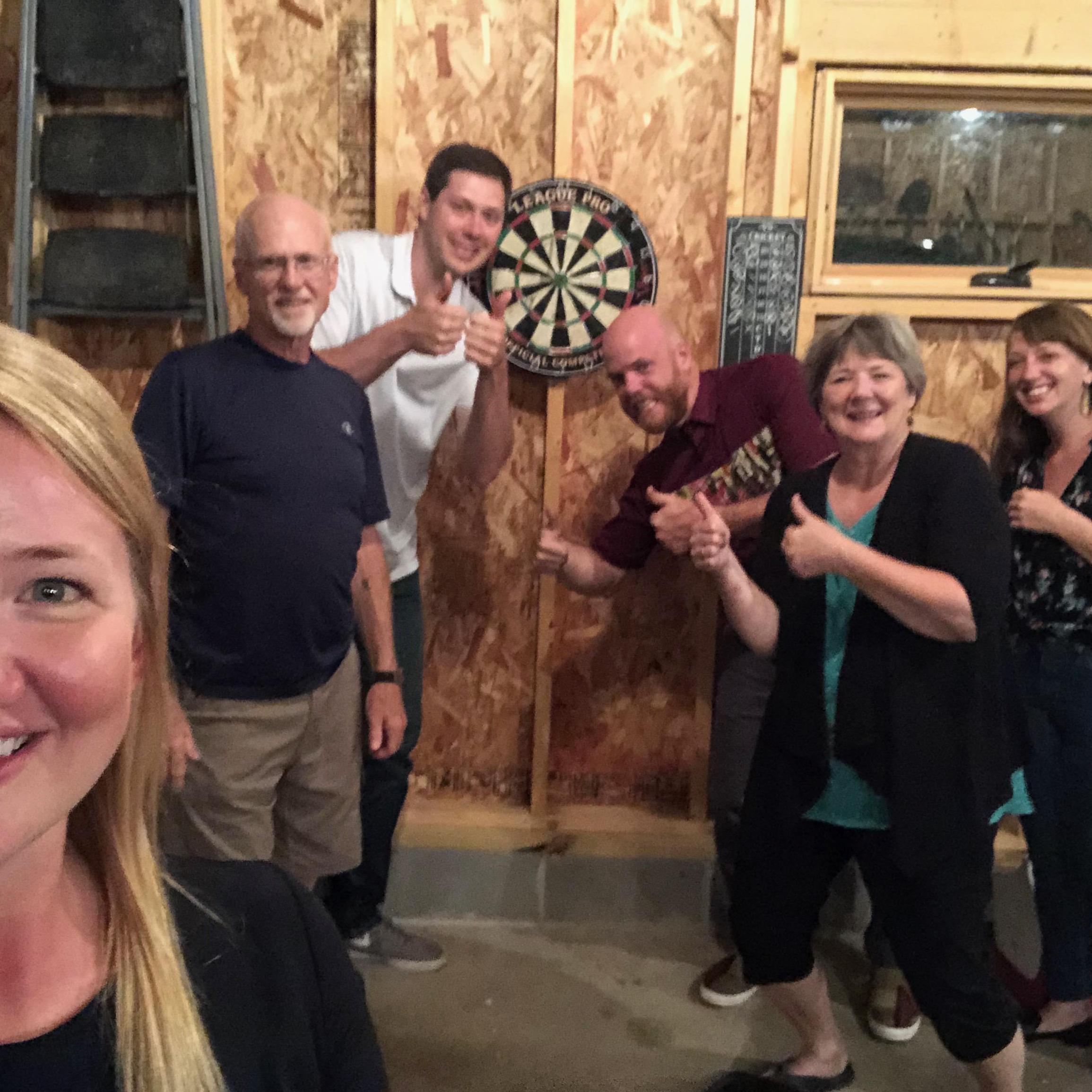 Shooting for bulls-eyes with the Hemseys!