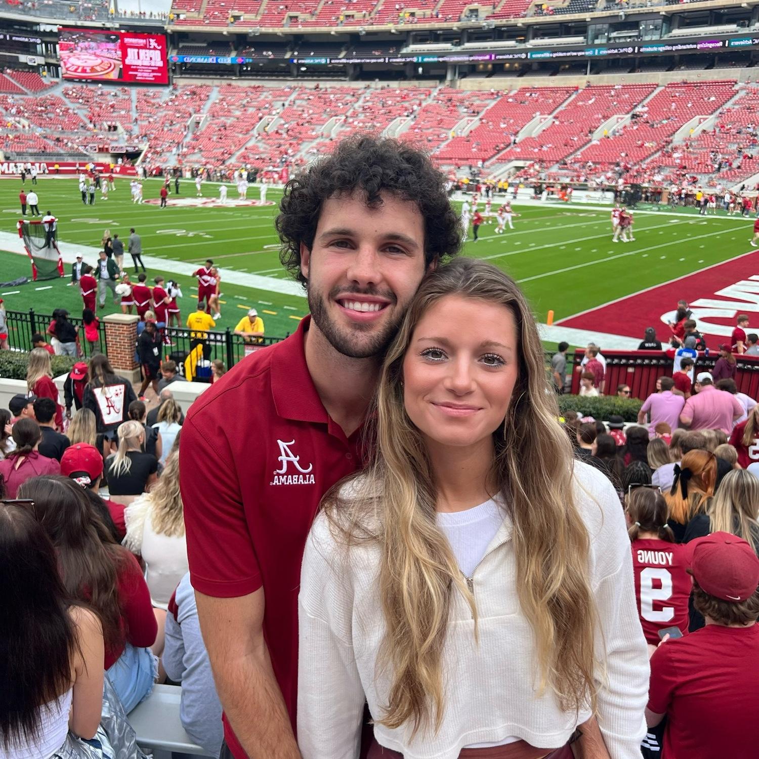10/14/2025- University of Alabama football game versus Arkansas. This was the first time MJ came to Tuscaloosa, Alabama for Merrick.