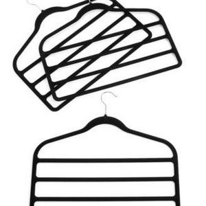 Neatfreak - Pant Hangers, 3 Pack Felt 4 Tiered Clothes Hangers