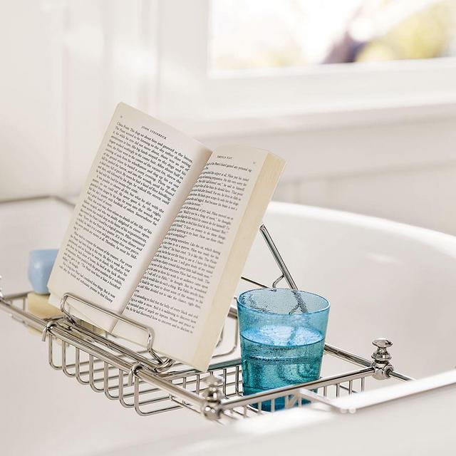 Mercer Bathtub Caddy, Polished Nickel finish