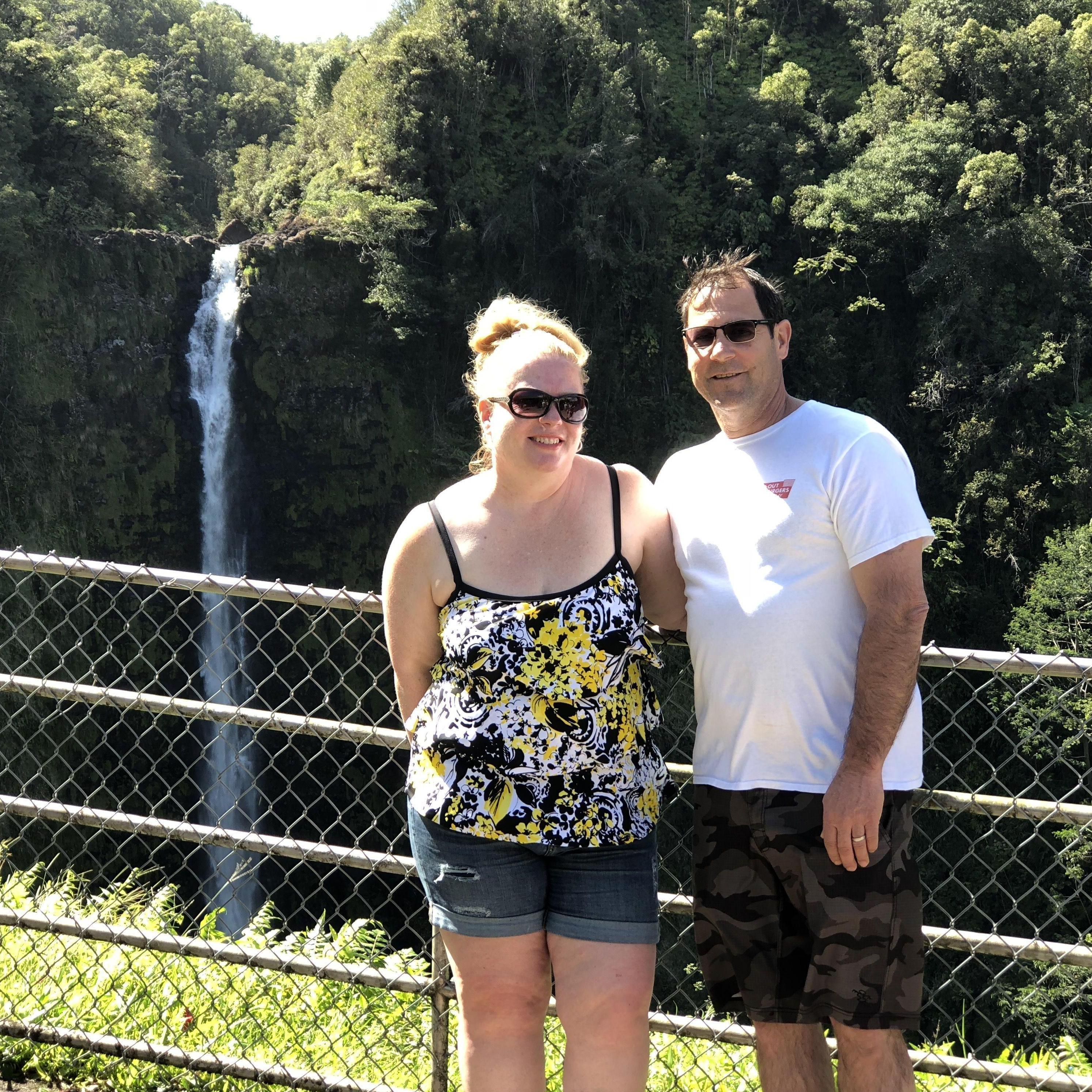 Waterfalls hike in Hawaii.