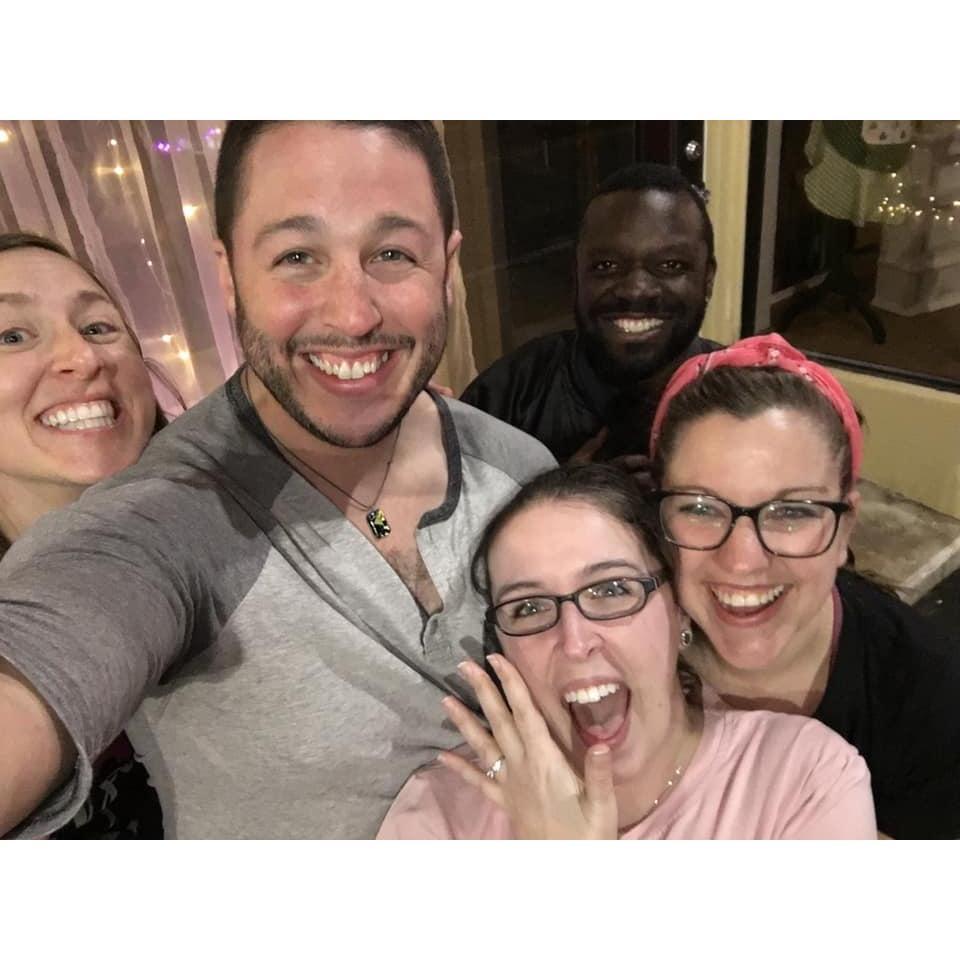Right after Jamie proposed!