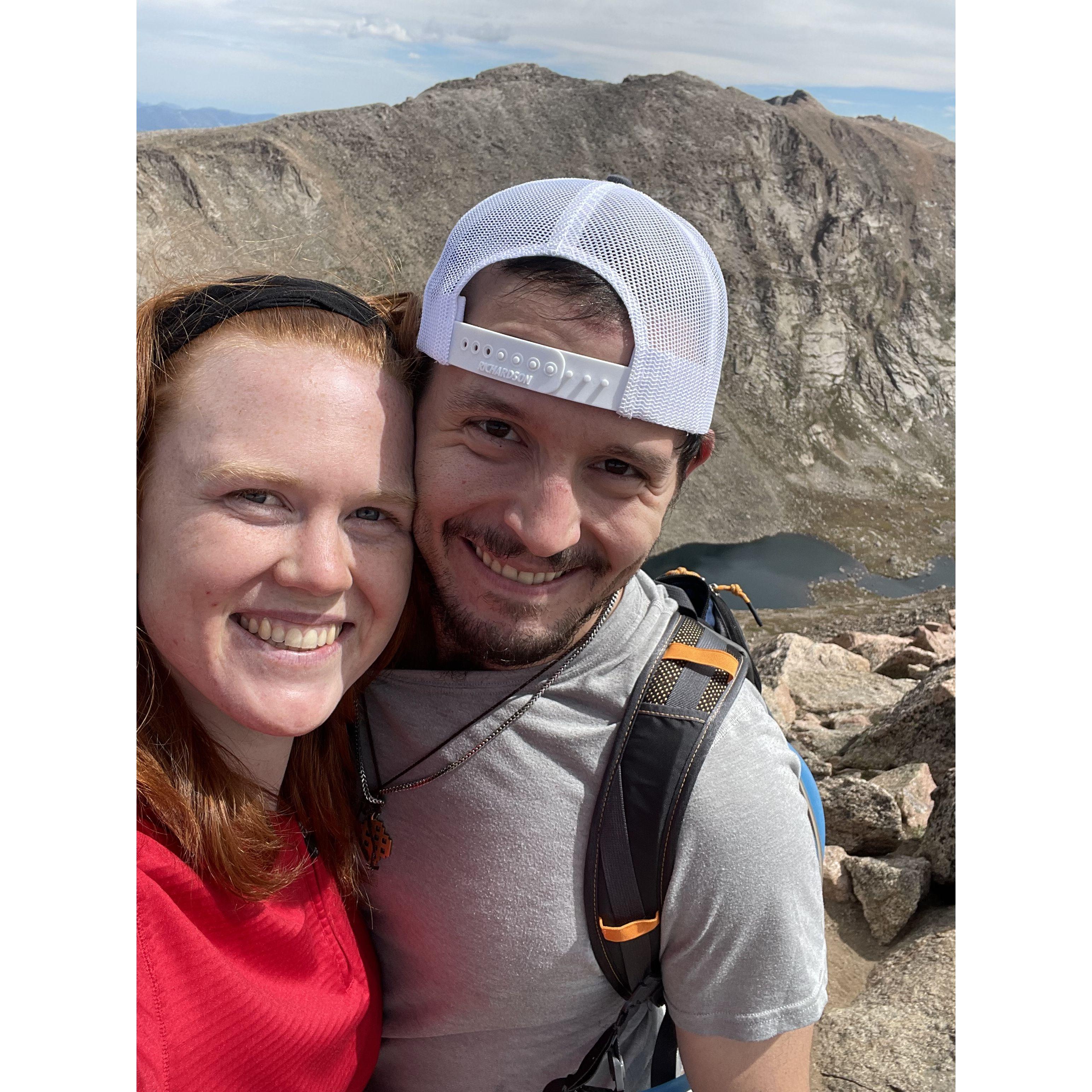 Our first 14er!