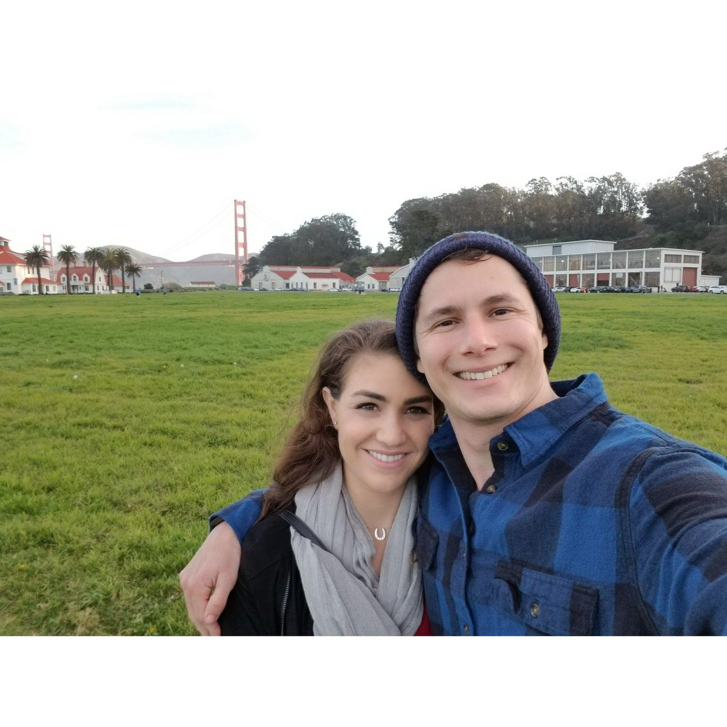 Our first picture together! (January 2020 - San Francisco, California)