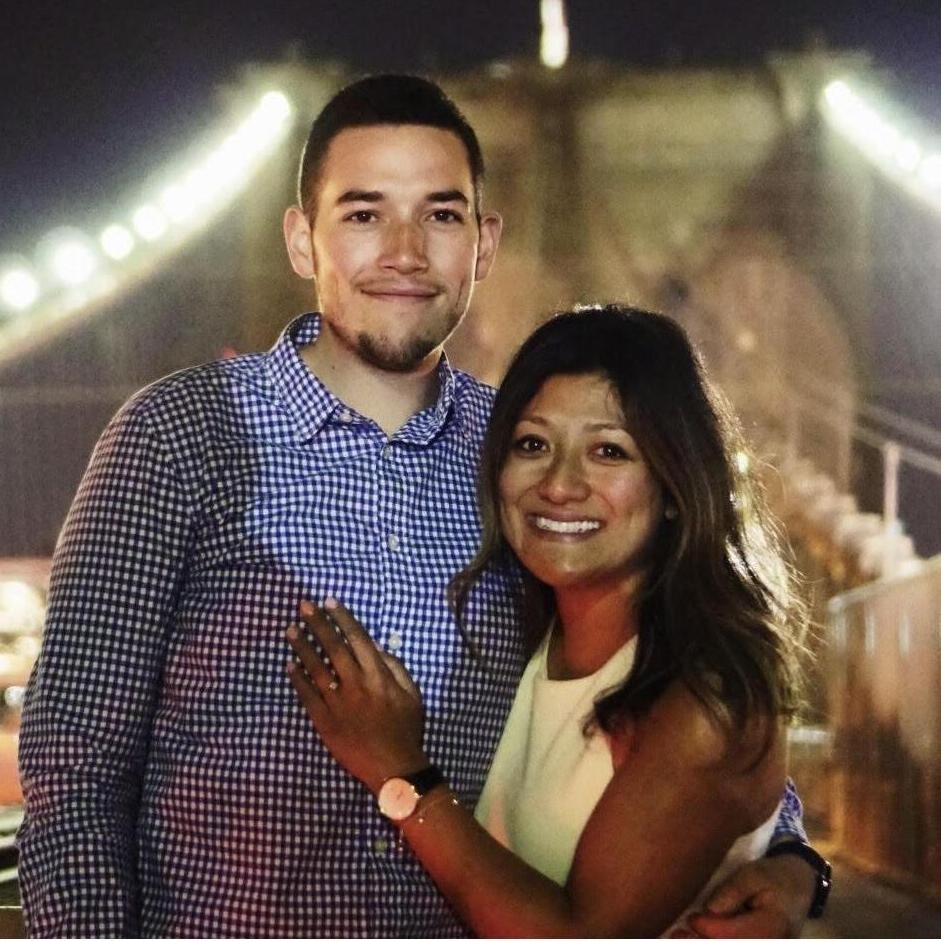 This photo was taken minutes after Michael asked Laurie to marry him. Click over to see the play-by-play.