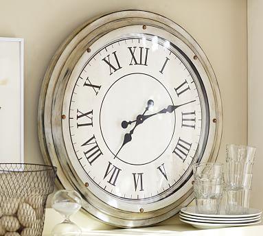 White Station Clock