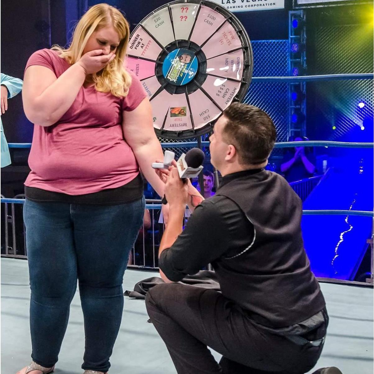 Not many people have a picture of the actual moment someone proposes to them.