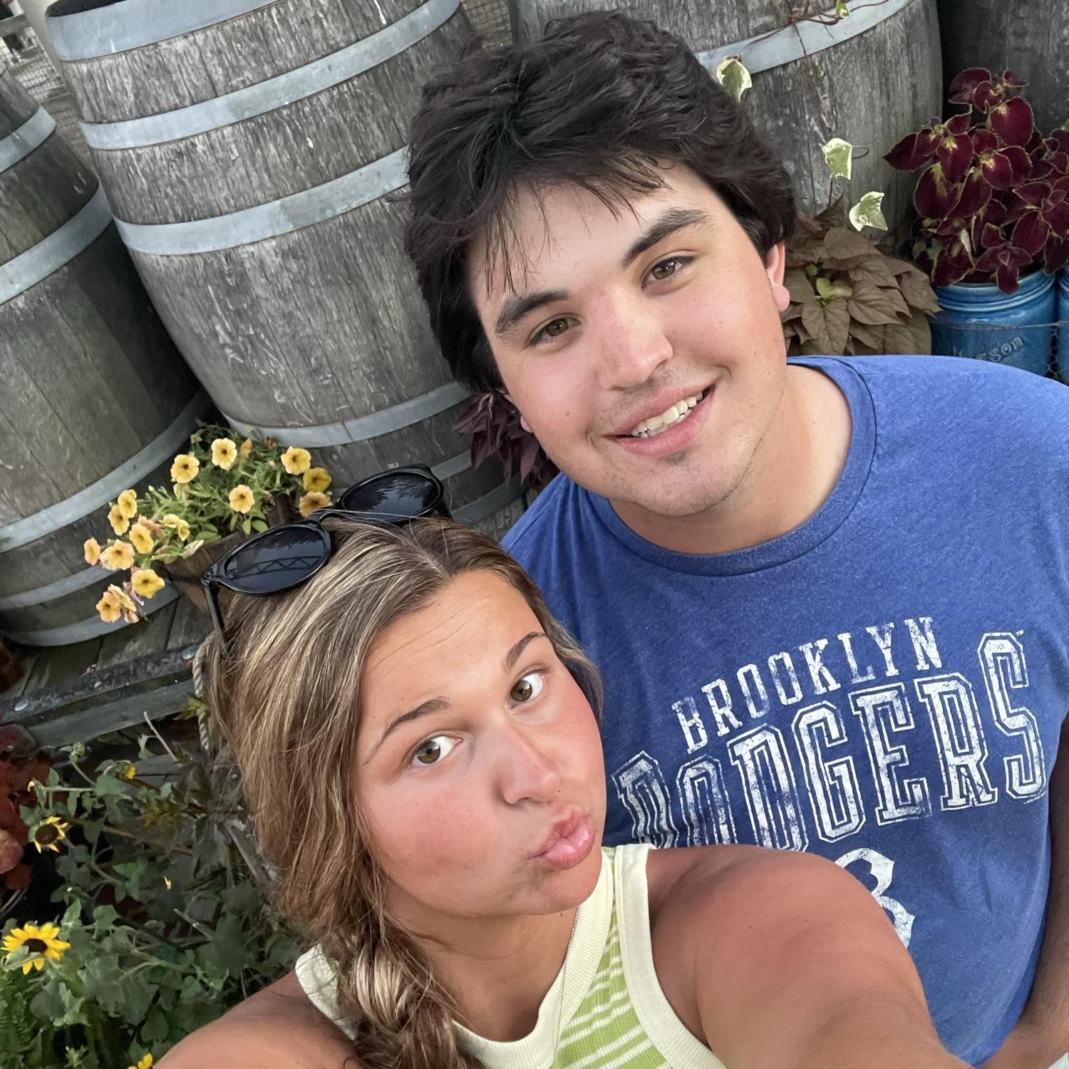 Cedar point trip with Cole's family in 2022.