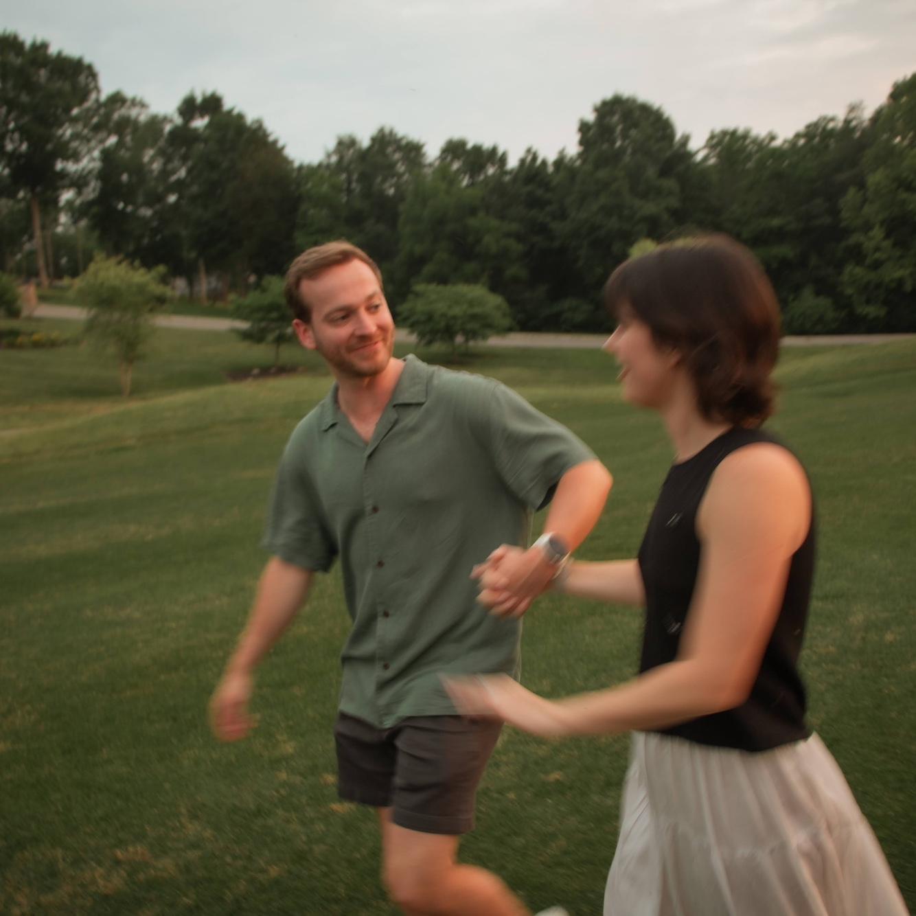 The evening we got engaged!