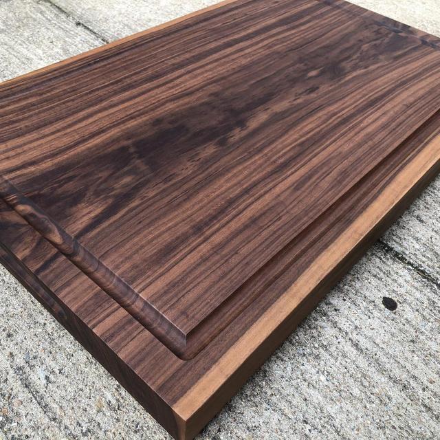 One solid piece Walnut Cutting Board