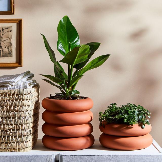 Stacked Porcelain Planter