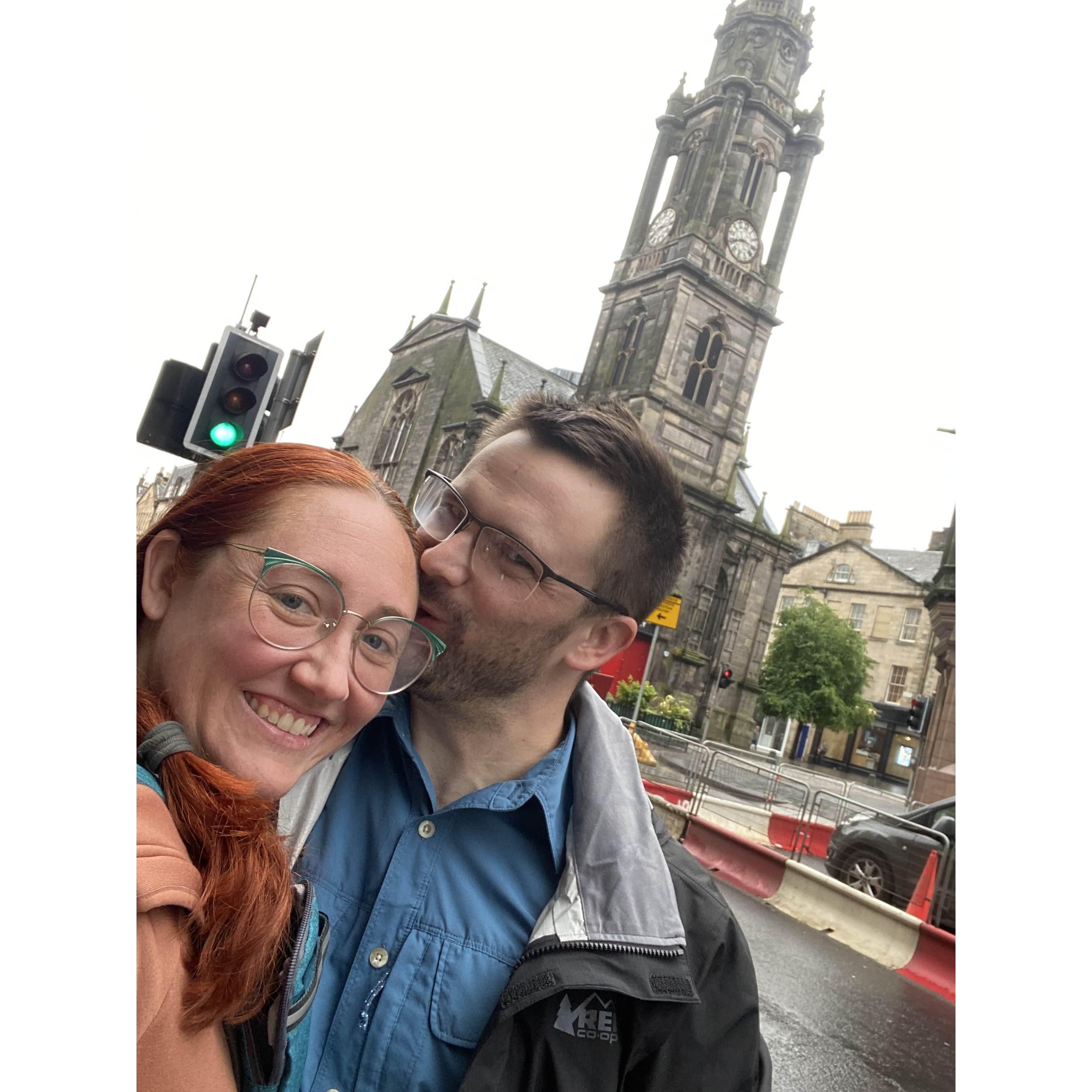 Made it to Scotland, we were exhausted so found our hotel and went to bed.