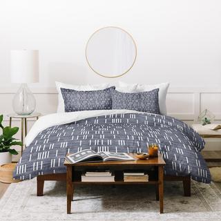 Denim Mudcloth Duvet Cover