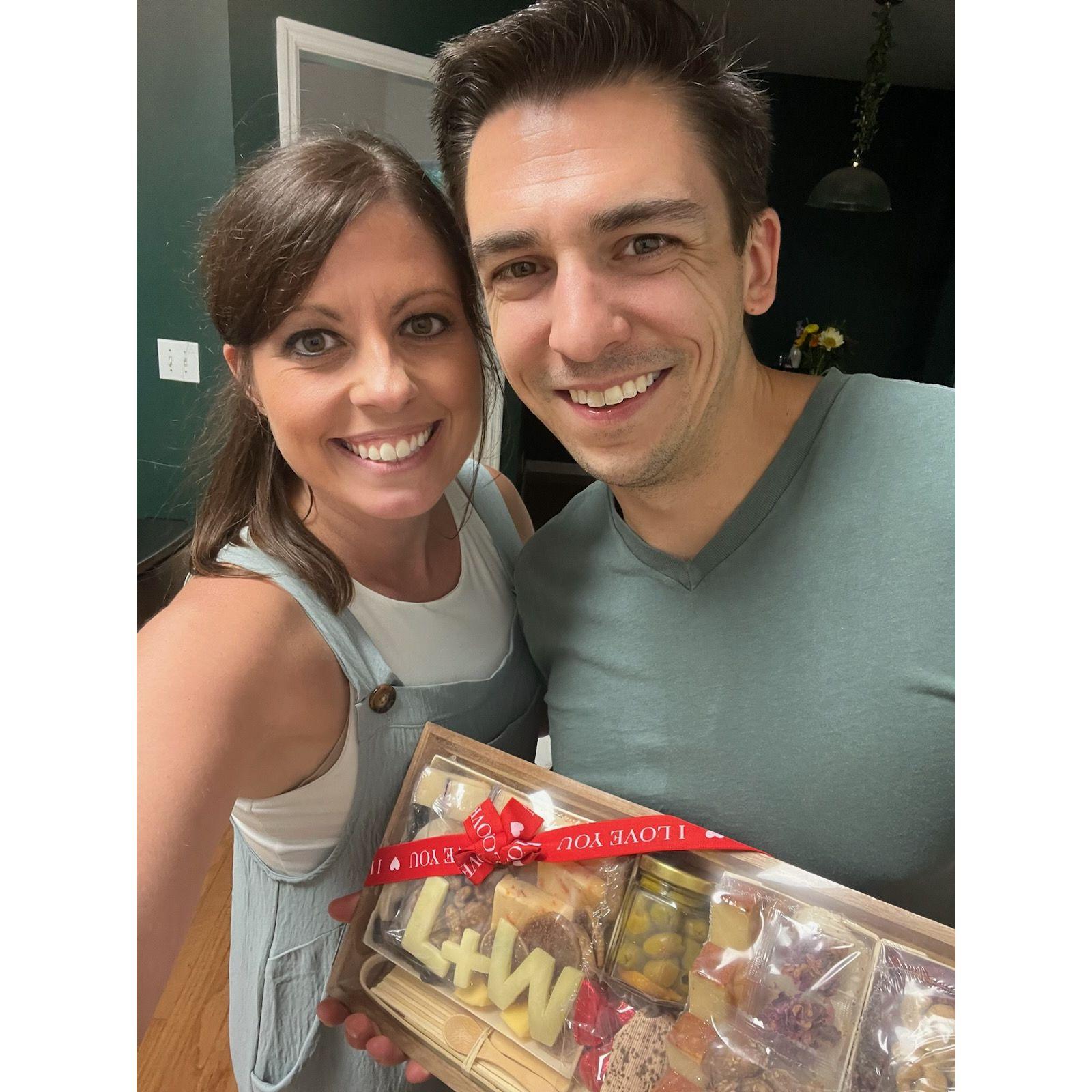 Our shared love of cheese is strong!