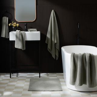 Soft Rib Turkish Cotton Tub Mat
