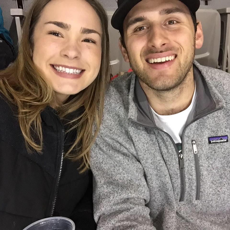 San Jose Sharks game - Spencer visiting Andria while she was working up in the bay area