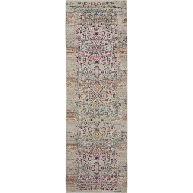Long Street Looms Era Tabriz ERA02 Ivory 2' x 6' Runner Rug