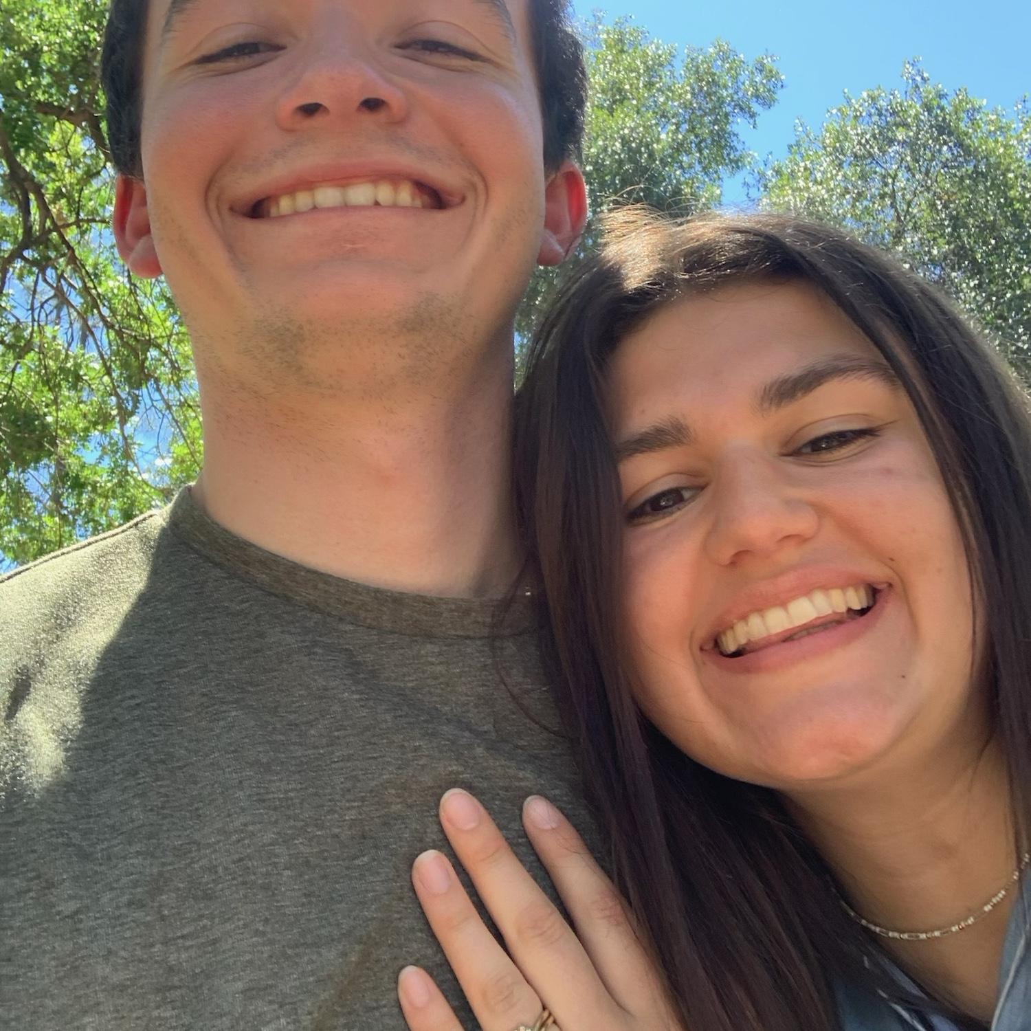 Right after McKay proposed! We were pretty chuffed :)