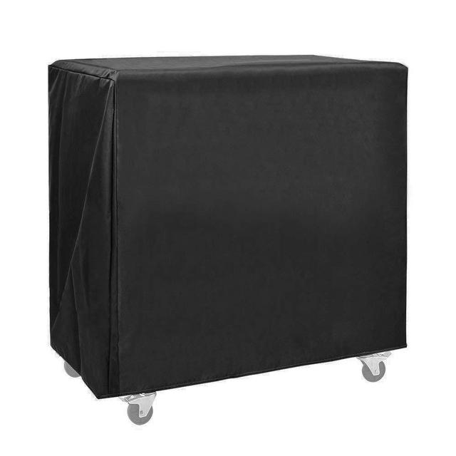 Clevr 80 Quart Cooler Cart Cover, 32"X30"X17", Fits Most 80 Quart Rolling Ice Chest, Black, Water Resistant, UV Resistant