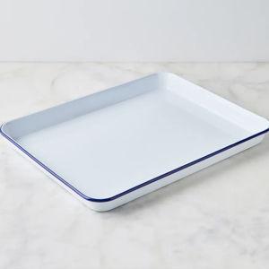 Classic Enamel Rectangular Tray