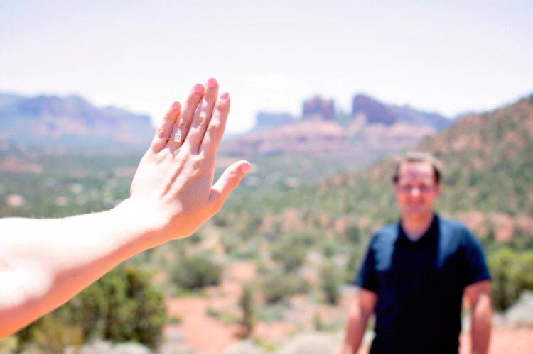 Matt pops the question (June 2020)
