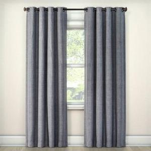Rowland Blackout Curtain Panel Light Gray (52"x84") - Eclipse™