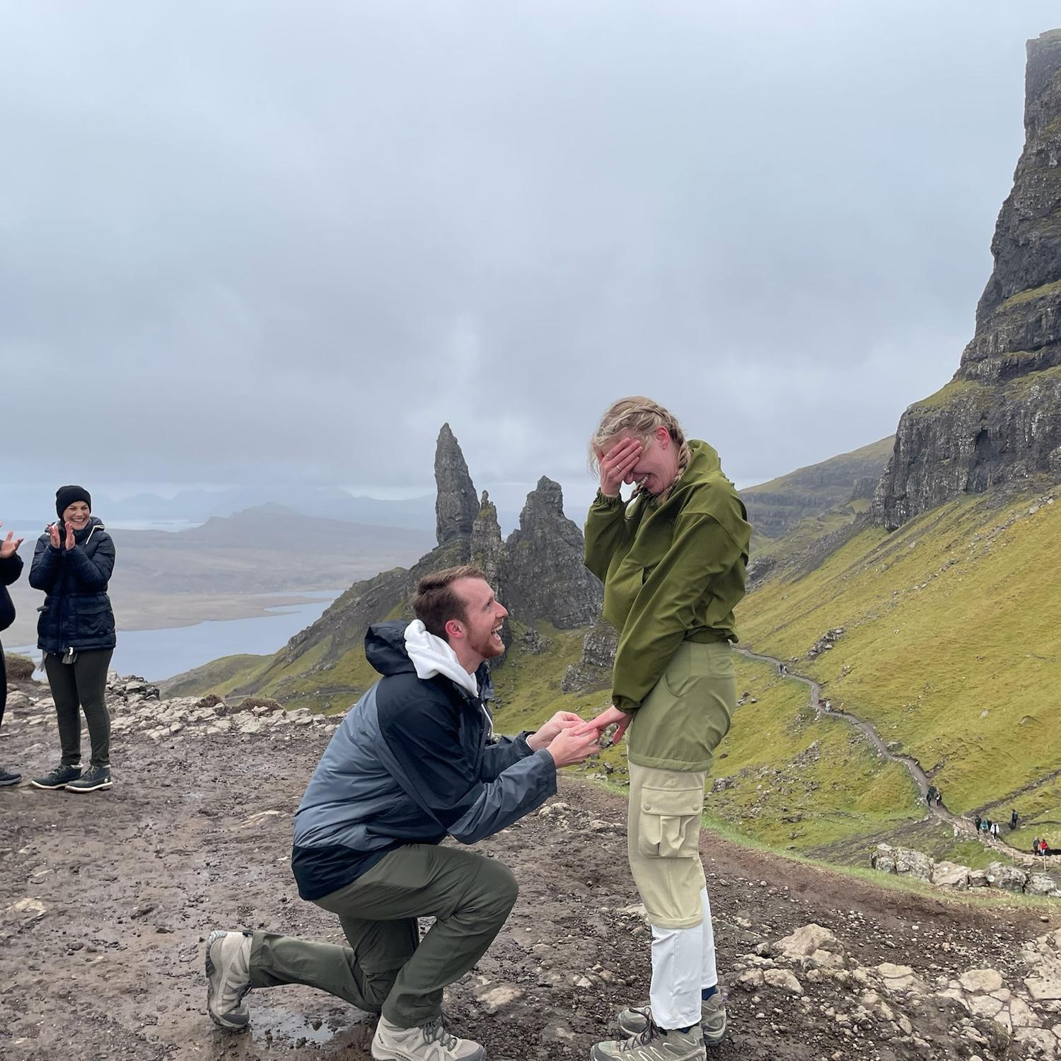 He proposed!