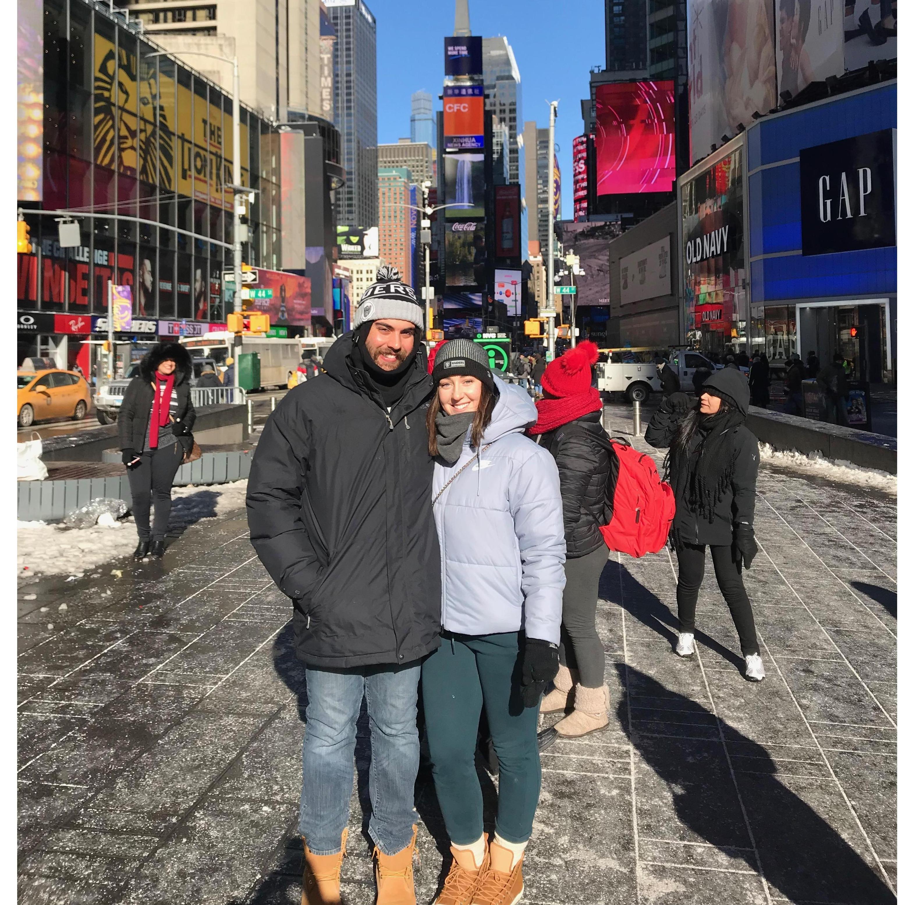It was about -10 this entire weekend. We were walking icicles, but very happy icicles.
