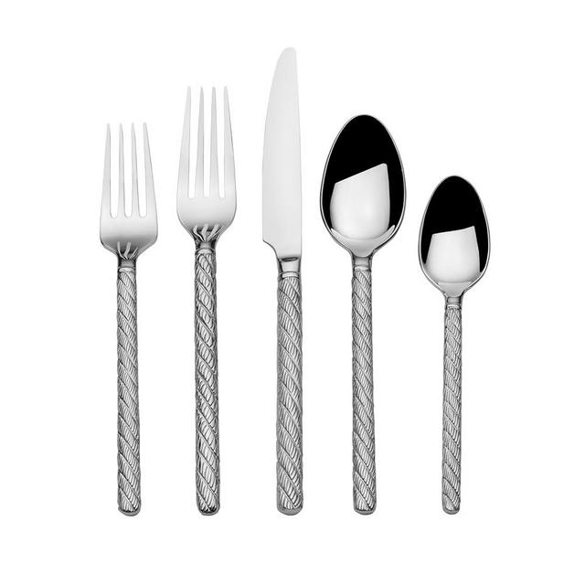 Mikasa Neptune 20 Piece Stainless Steel Flatware Set, Service For 4, Stainless