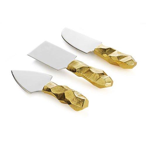 Michael Aram Rock Gold Knife Set
