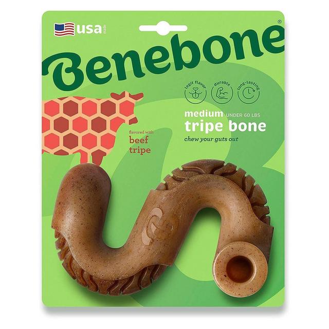 Benebone Tripe Bone Dog Chew Toy - M