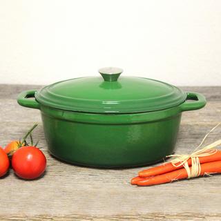 Neo Cast Iron Oval Covered Casserole