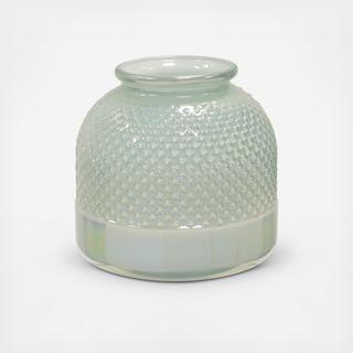 Diamond Stud Recycled Spanish Glass Vase