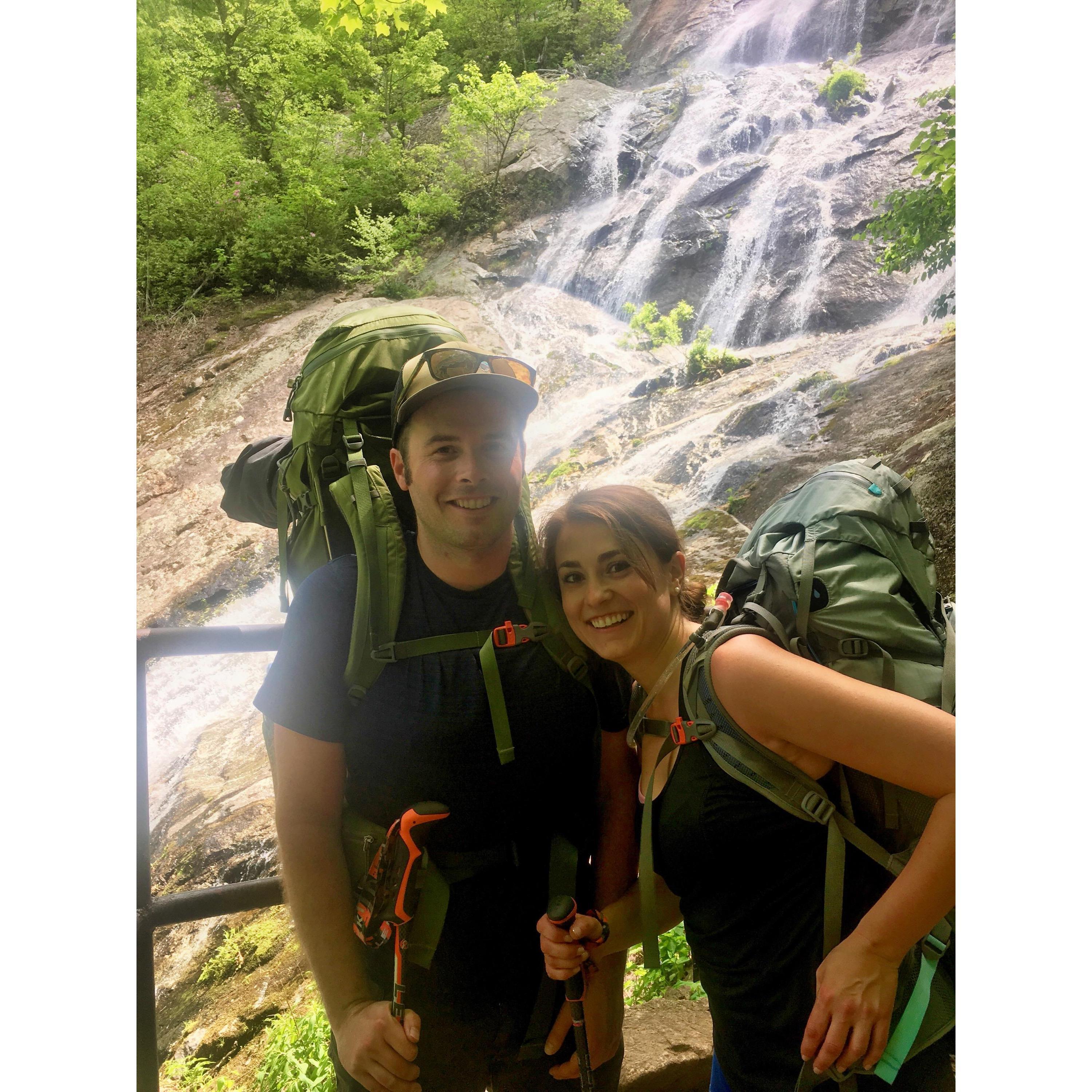 Our first backpacking trip. We said our first "I love you" on this trip.