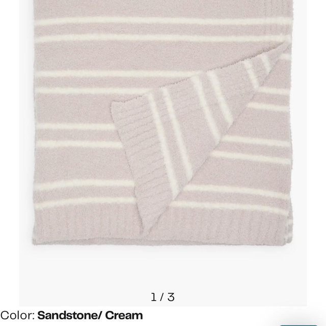 Barefoot Dreams CozyChic Double Stripe Throw Blanket